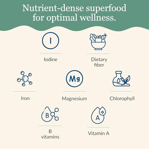 Maine Coast Sea Vegetables Organic Alaria Whole Leaf (Wild Atlantic Wakame) | Certified Organic Dried Seaweed | Nutrient-Rich, Iodine-Rich | Ideal for Soups & Salads | Dried Wakame Seaweed | 2 Oz Bag