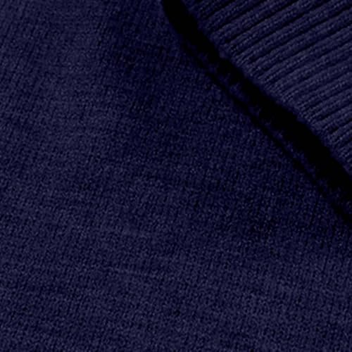 Oversized Sweater Men - Long Sleeve Button Collared Golf Sweaters Knitting Cotton Classic Stretch Undershirt Turndown3