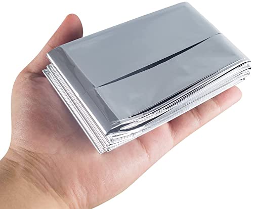 PIQIUQIU 10 Stück Rettungsdecken (160 x 210 cm) – Multifunktional Rettungsfolie Wärmedecke Schutzdecken - Image 5