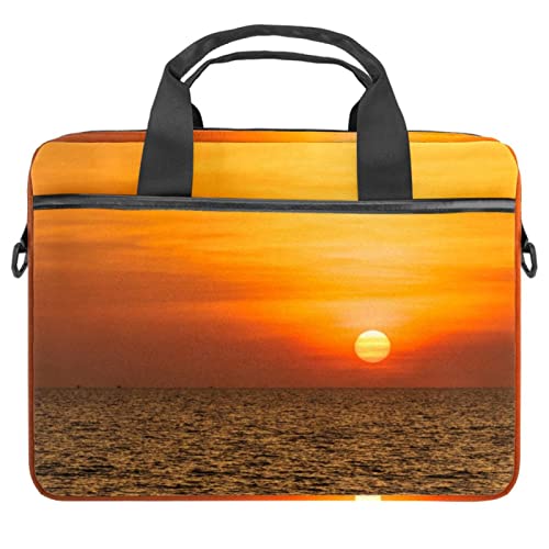 Sacoche ordinateur portable 14,5 pouces haut de gamme design sunset aux finitions soignées