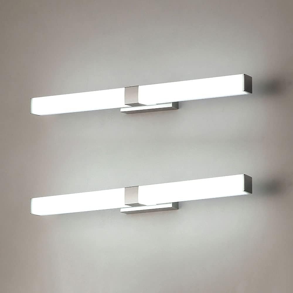 Miroir salle de bain éclairage LED anti-ombre avec applique murale moderne