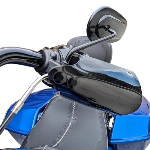 Protège-mains de moto poignée intégrée contre vent et chocs