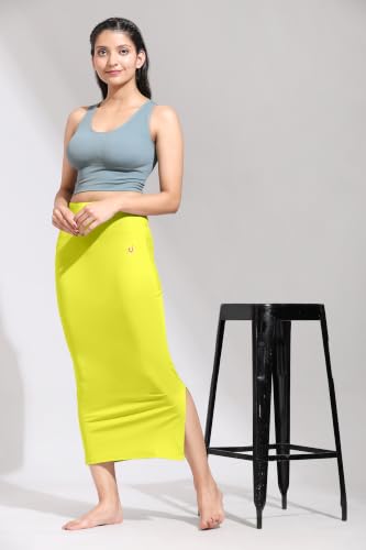 Image of TRENDMALLS Women's Polyester Spandex Stretchable Straight Saree Shapewear Petticoat for Women, Cotton Blended, Skirts for Women, Saree Shaper