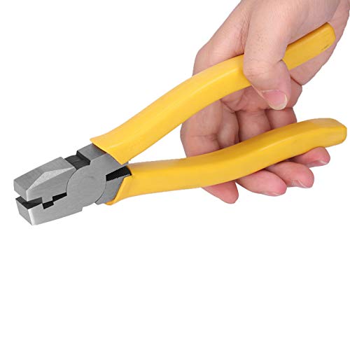 Long Nose Pliers,Pliers Set,Side Cutting Pliers,Snipe Nose Side Cutting Pliers Bending Pliers 200mm/7.9in, Stainless Steel Pliers, Triangular Right Angle Seaming Pliers, Max. Cutting Width 2cm/0.8in