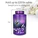 Large Cremation Urns for Adult Male Female Ashes, Up to 220 lbs Funeral Decorative Purple Keepsake Memorial Urn for Human Man Women Dad Mom Remains with Velvet Bag(Hummingbird)
