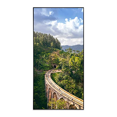 Klarstein Infrarotheizung mit Thermostat, 700W Elektroheizung, Smart Home Bild-Infrarotheizung zur Wandmontage, IR mit IoT/WiFi App-Control, Feuchtraum Flach-Heizkörper, CO2-Freie Wand Heizung