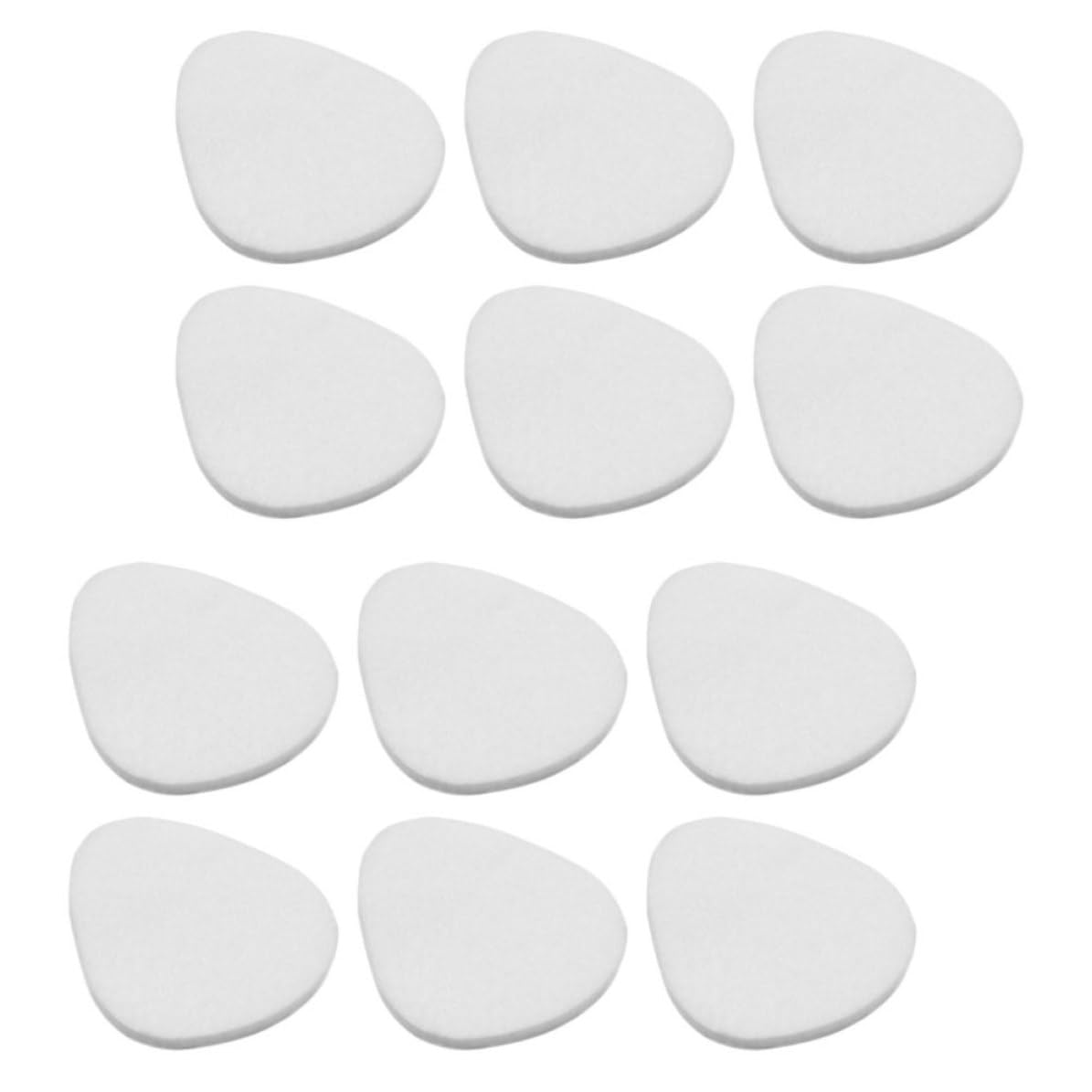 6 Pairs Front Foot Pads for High Heels, White Metatarsal Cushions