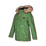 Ziener ANFREDL JUNIOR 2019 Kinder Skijacke Snowboardjacke 10k AQUASHIELD 187904 (176, Olive camo Print)