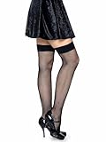 Leg Avenue Women's Nylon Fishnet Thigh High Stockings
