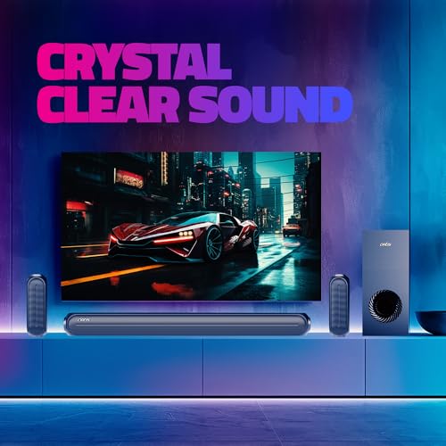 Image of Artis SoundHub 510 500W 5.1 Channel Wireless Bluetooth Sound bar with Wired Subwoofer & 2 Satellite Speakers,3 EQ Presets with Bluetooth /HDMI /AUX in /COAXIAL /Optical /USB Input