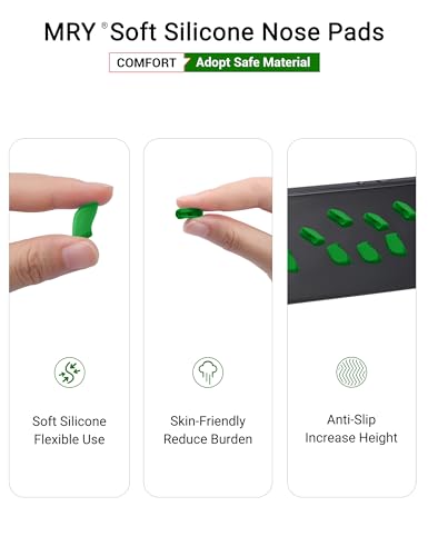 Image of Mryok Replacement Nose Piece Nose Pads for Oakley Half Jacket /Flak 2.0 /Half Jacket 2.0 /Flack Jacket Sunglass - Options