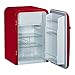 IKOHS Retro Fridge - Frigorífico con diseño, Control de Temperatura Ajustable, Estantes...