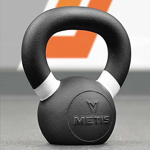 METIS Kettlebell in Ghisa - [4kg - 48 kg ] | Attrezzatura per Palestre Professionali | Pesi in Ghisa di Alta qualità (4kg)