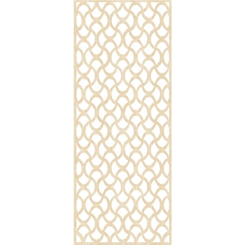 Image of Resort Decorative Pierced Fretwork Wood Wall Panels, 19 3 /8 inchW x 49 3 /8 inchH x 1 /4 inchT, Birch