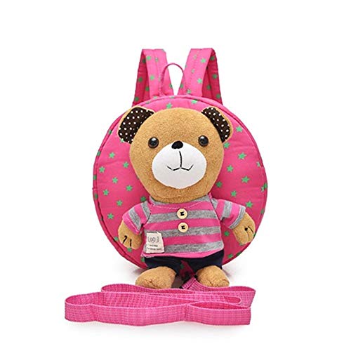 Sac À Dos Enfant Maternelle Sac A Dos Enfants Maternelle Les Dessins AniméS Sac À Dos Enfant 2 Ans Anti-Perdu Sac ÉCole Maternelle Personnalisé Un Ours Mignon rose2 Cover