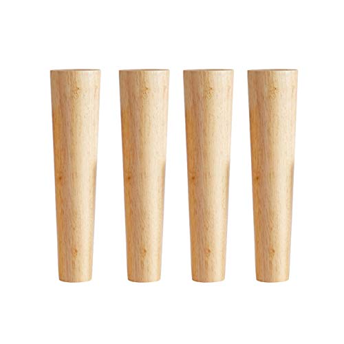Patas de madera para muebles de 12 cm para elevar tu sofá y limpiar con total comodidad 2