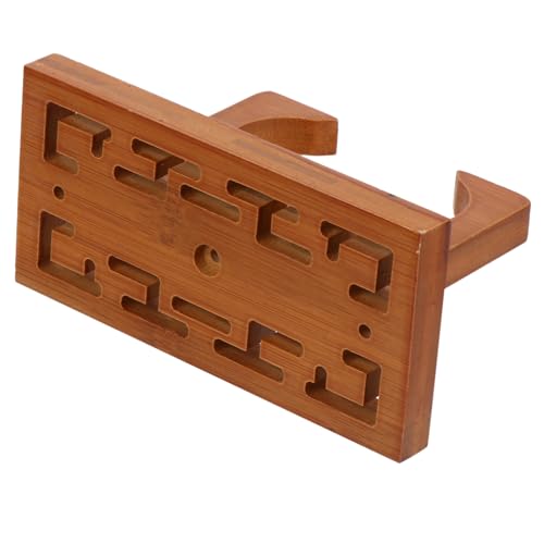 BESTonZON Cucurbit Flute Rack Wooden Storage for Flutes Wall-mounted Space-efficient Sturdy Easy to Install Display Rack