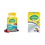 Culturelle Kids Probiotic Gummies for Ages 2+ - Peach-Orange & Mixed Berry Flavors & Immune Defense Probiotic with Vitamin C, Vitamin D and Zinc + Elderberry, Non-GMO