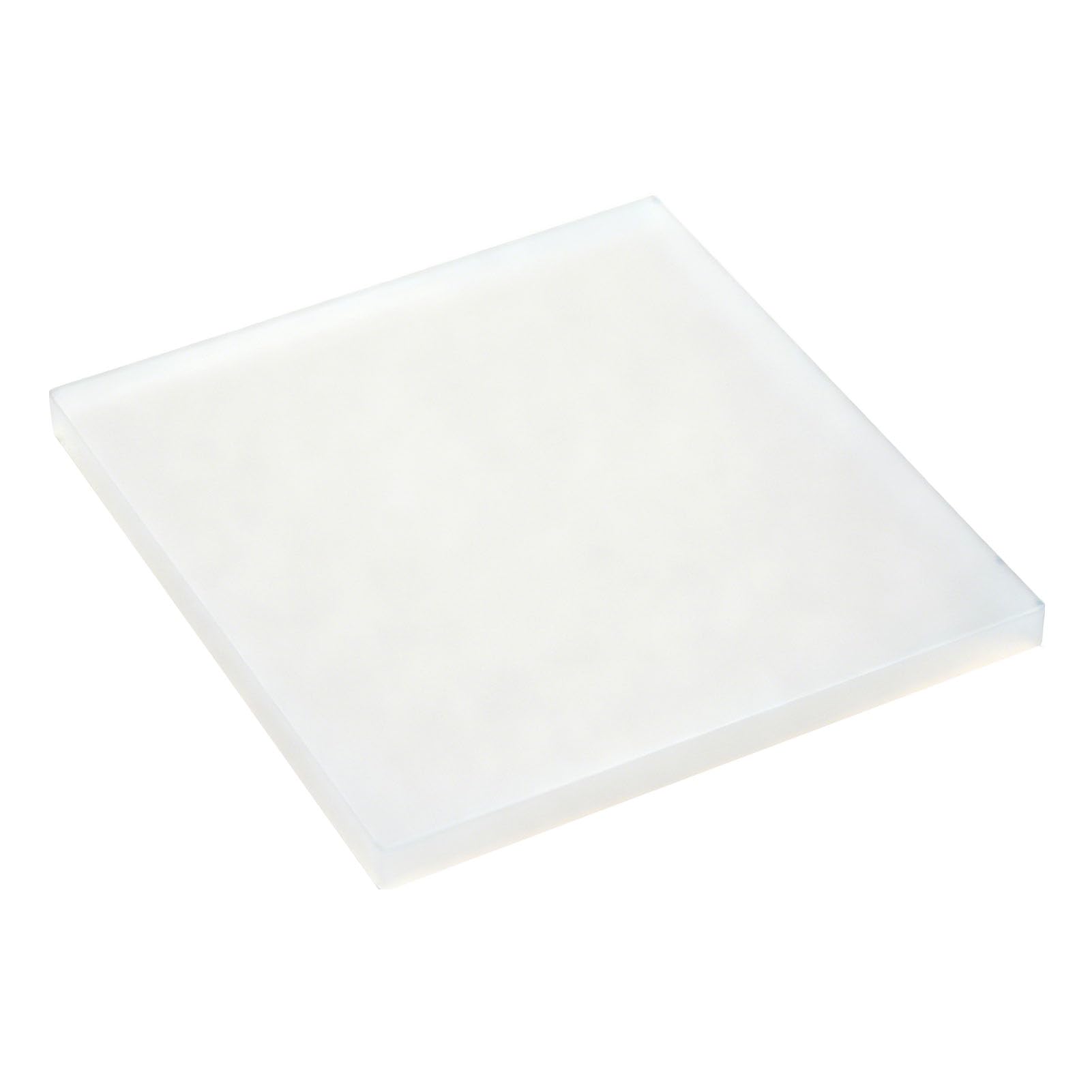 Dxcaicc Silicone Rubber Sheet Thickness 6mm White Pad Tear Strength Gaskets Board 10X10cm Craft Mats for Leveling,Extra Soft 10 Degrees