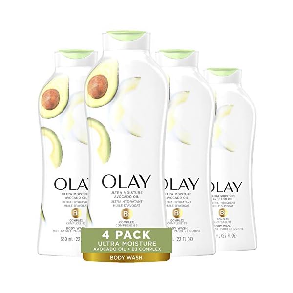 Olay-Ultra-Moisture-Body-Wash-with-B3-and-Avocado-Oil-22-Fl-Oz-Pack-of-4 Olay Ultra Moisture Body Wash with B3 and Avocado Oil, 22 Fl Oz (Pack of 4)