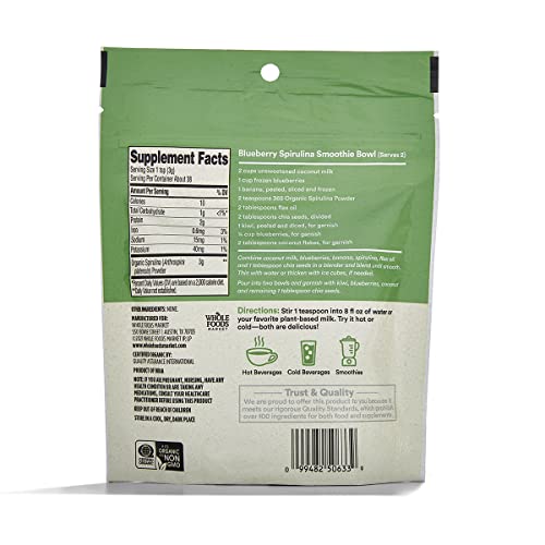 365 By Whole Foods Market 0099482506339 Organic Spirulina Superfood Powder thumb #1