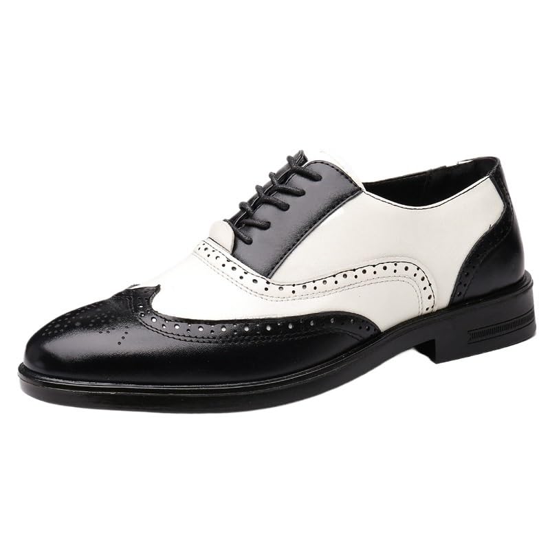 Prom High-End Dress Shoes Men's Wingtip Lace-ups Men's Height Increasing Brogue Shoes