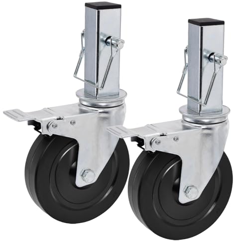 5 Inch Scaffolding Casters with Dual Locking Brakes