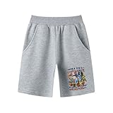 イタリアンブレインロット tシャツ キッズ 子供服 可愛い 夏服 半袖 丸首 トゥントゥントゥンサフール ブレインロット 子ども服 トップス 男の子 女の子 柔らかい 通気性 おしゃれ 誕生日プレゼント (グレーのショーツ,160)