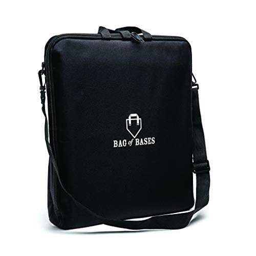 Bag Of Bases - Throw Down Baseball Bases With Custom Carrying Bag - Perfect For Baseball, Teeball, Softball, Kickball, Kids, Backyard, Practice And School White #TOP1