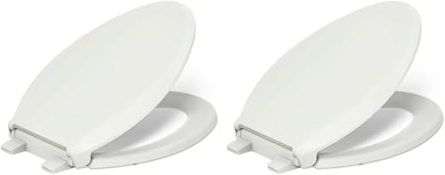 Miniatura 67 de KOHLER 4636-RL-7 Cachet ReadyLatch - Asiento de inodoro alargado de cierre lento, asiento de inodoro de cierre suave con tapa silenciosa, topes