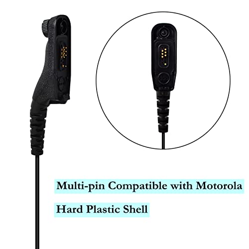 Auricular multipín con PTT integrado para mejorar el audio en Motorola DP3600 2