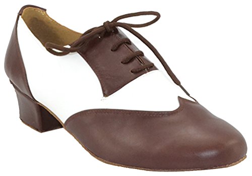 Chaussures de danse pour homme marron en cuir T42 2/3 à bout fermé