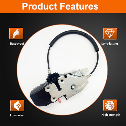 Image of Door Lock Actuator Compatible with Dodge Challenger 2011-2014 Driver Side Front Left Door Latch Assembly