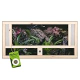 Repiterra terrarium bois OSB 100 x 50 x 50 cm, aération avant photo 1