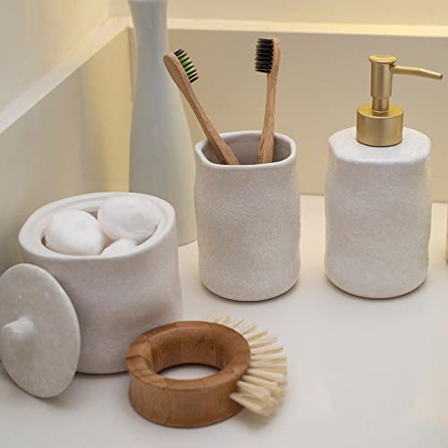 Oikos - Porta Objetos de Cerâmica Orgânico Branco