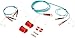 Fluke Networks NFK2-DPLX-ST3 Duplex Multimode 3 Jumper Test Reference Cord kit for LC Adapter, 50 ?m, SC/ST - 2 m Cable Length, ST/ST - 0.5 m Cable Length