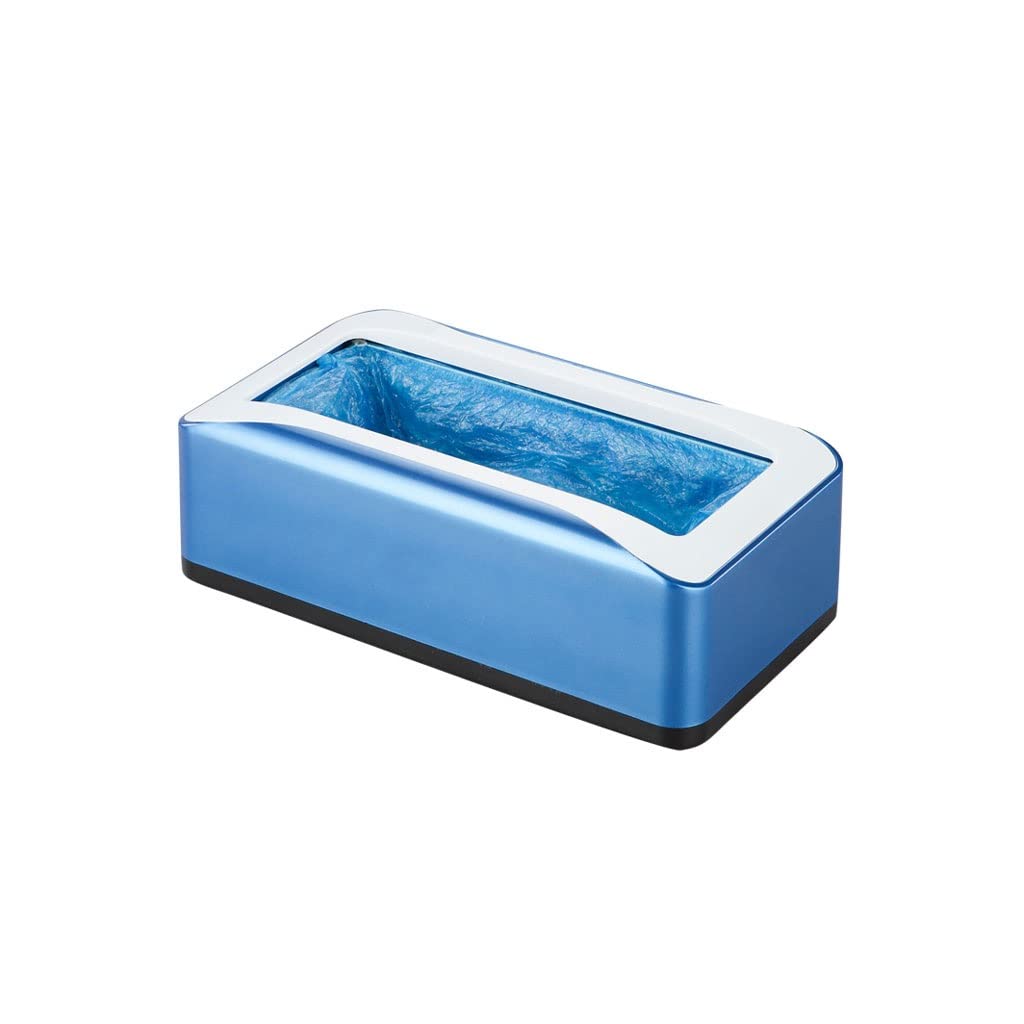 Máquina automática for cubrir zapatos, máquina for cubrir pies de plástico no tejido con hebilla en T desechable for el hogar y la Oficina, máquina for moldear zapatos de interior ( Color : Blu , Size