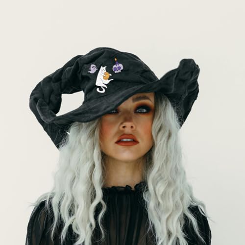 Image of Peacoblue Water Soluble Embroidery Patterns for Beginners, Halloween Castle Pumpkin 4 Sheets with 28pcs, Wash Away Stick and Stitch Embroidery Pattern Stabilizer for Hand Sewing Lover Women Adults