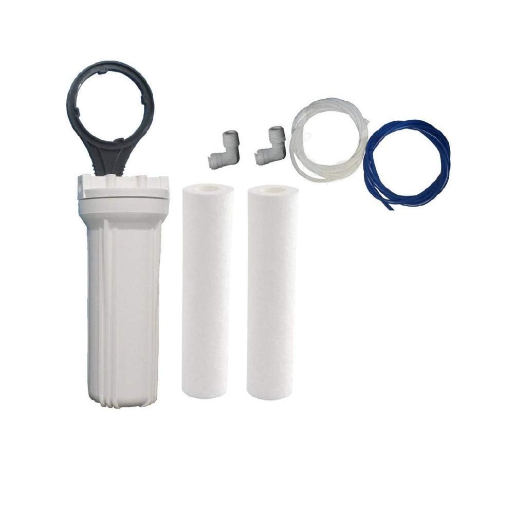 CAPITAL Housing Bowl Sediment Removal 10 Inch PP Spun Filter Cartridge (5 Micron) with 2 Meter RO Pipe, 2 Elbow Connectors & Spanner Key Combo | Pre Filter Kit for RO Water Purifier-image-11