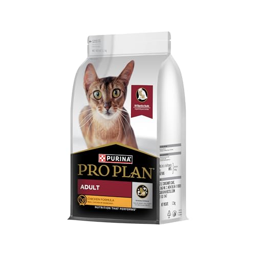 Image of PRO Plan Adult Cat Dry Food with Chicken, 1.2kg Pack