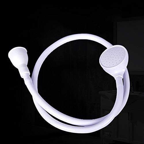 Portable Handheld Shower Hose,Handheld Hose Faucet Shower Head Spray Hose For Bathing Baby, Pets Shower, Washing Hair, Rinsing Vegetables, Utility Sink, White, 10 Х 7,25 Х 2 #TOP5