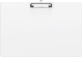 Extra Large 11x17 Clipboards, Plastic White Drawing Boards, Horizontal Clip Board, Landscape Layout. Suitable for Watercolor, Sketching, Painting. Art & Drafting Supply
