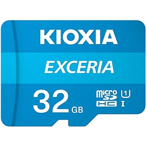 KIOXIA 32GB EXCERIA microSD Memory Card U1 Class 10 100MB/s Max Read Speed, Full HD Video Recording Cover