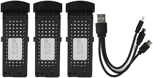 Pack De 3 Baterías De Litio De 1800 MAh Para Drones SG S6 G6 Q6, Con Cable De Carga Y Caja Protectora, Alta Capacidad