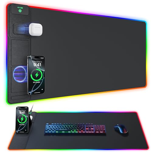 abc.mat 4-in-1 RGB Gaming Mouse Pad
