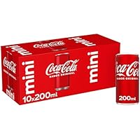 Coca-Cola Sabor Original, Refresco de Cola - Pack 10 Mini Latas