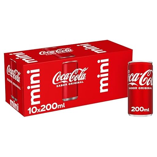 Coca-Cola Sabor Original, Refresco de Cola - Pack 10 Mini Latas de 200 ml | Ya disponible en tu tienda friki favorita! En mundofriki.es! Coca-Cola Sabor Original, Refresco de Cola - Pack 10 Mini Latas de 200 ml | Ya disponible en tu tienda friki favorita! En mundofriki.es!