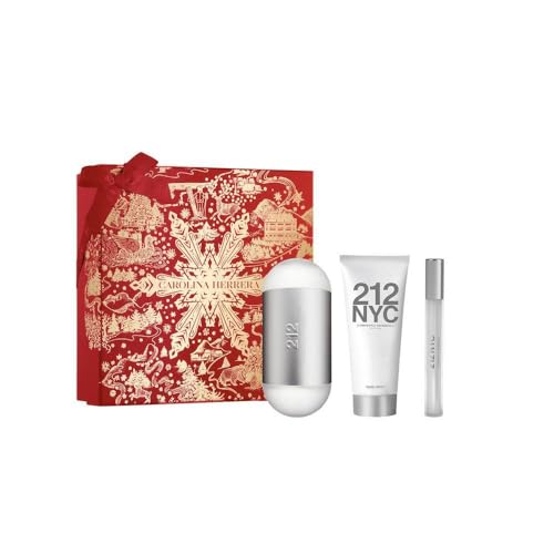 Set de Perfume Mujer Carolina Herrera 212 NYC FOR Her 3 Piezas - Marca: Carolina Herrera - EAN: 8411061105450