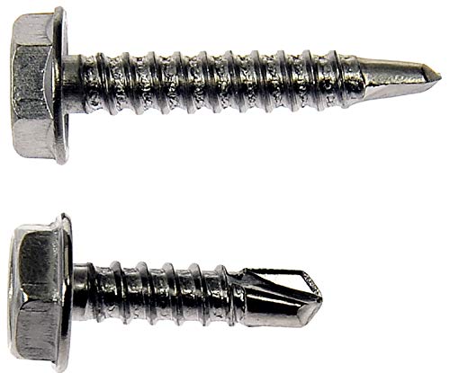 Tornillos autorroscantes Dorman No. 6 x 1/2 y 3/4 pulg. 12 pzas miniatura 2