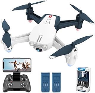 4DRC V15 Drone with Camera for beginners kids 1080P HD, FPV Foldable Drones with Auto Hover,One Key Start, App Control,Headless Mode, 3D Flip,Trajectory Flight and 2 Modular Batteries